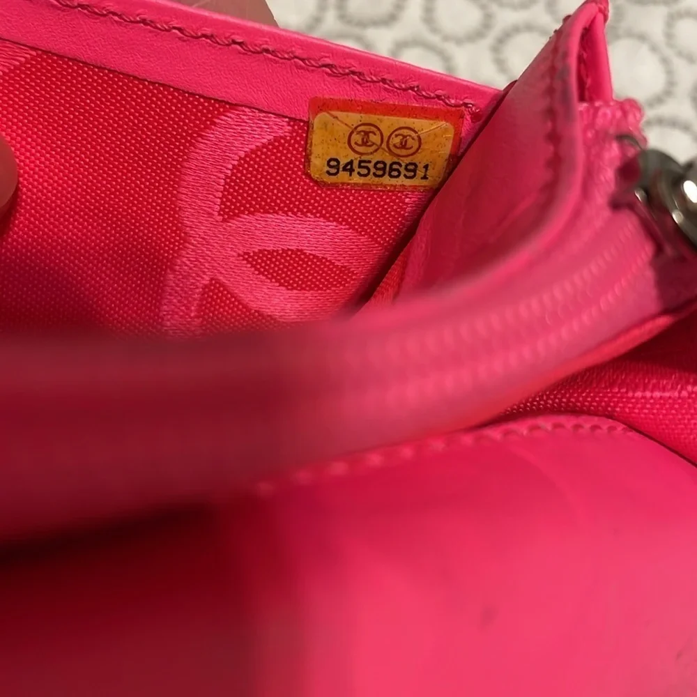 Chanel Cambon Quilted Bi-Fold Long Wallet